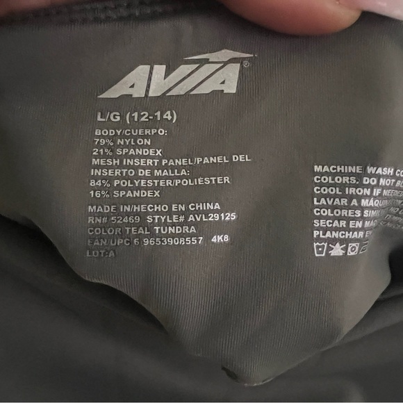 Avia Active Flex Tech Capri Leggings SZ L - Picture 4 of 4